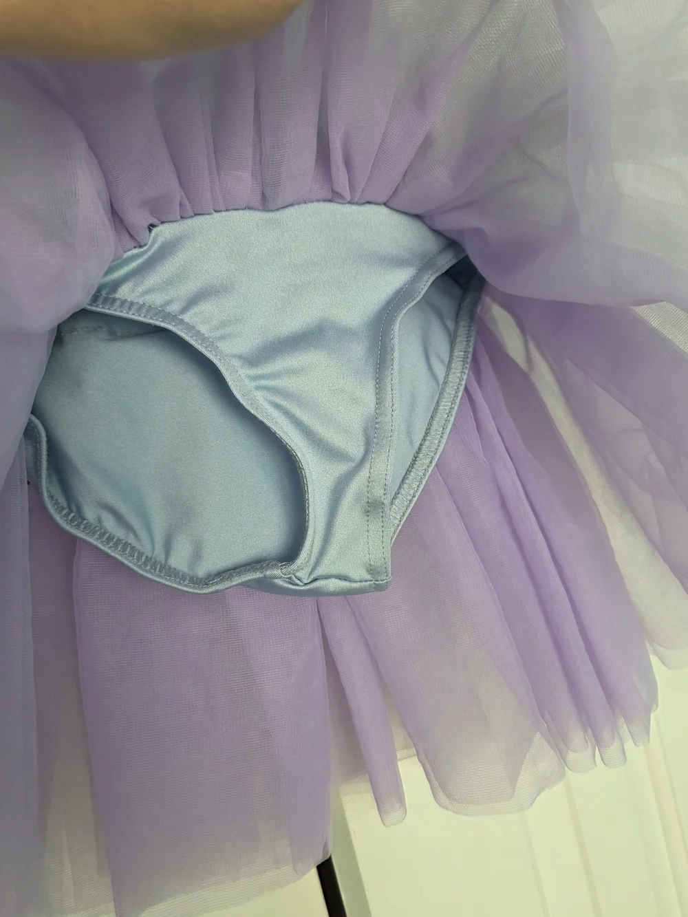 Girls Light Blue Sequin Tulle Princess Costume Dress